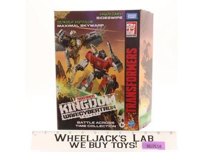 Skywarp & Sideswipe Battle Across Time Transformers Kingdom WFC Hasbro NEW MISB
