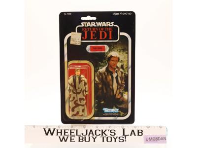 Han Solo Trench Coat 77-A Back Star Wars ROTJ 1983 Kenner Action Figure NEW MOSC