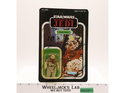 Chief Chirpa 65 Back-B Star Wars ROTJ 1983 Kenner Action Figure NEW MOSC SEALED