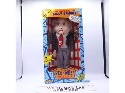 Billy Baloney Ventriloquist Pee-Wee's Playhouse 1987 Matchbox 18" Doll NEW MISB
