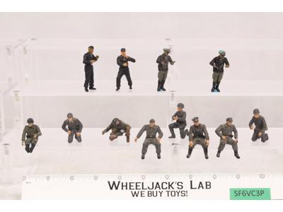 Lot of 12 Forces of Valor Miniature Figures for Military Dioramas Unimax 2" Tall