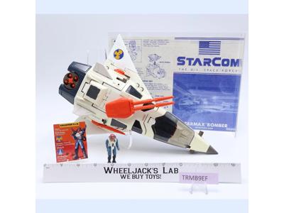 Starmax Bomber Starcom 1986 Coleco Action Figure Vehicle with Capt. Rip Malone