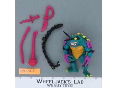 Slash 100% Complete Teenage Mutant Ninja Turtle TMNT 1990 Playmates Vintage