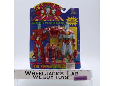 Captain Planet W/Snap-On Armor Captain Planet and the Planeteers Tiger Toys MOSC