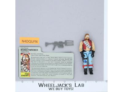 Monkeywrench V1 100% Complete G.I. Joe 1986 Hasbro Vintage Action Figure