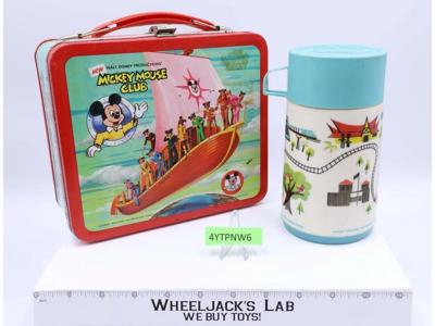 Mickey Mouse Club Metal Lunchbox W/Thermos 1977 Aladdin Industries