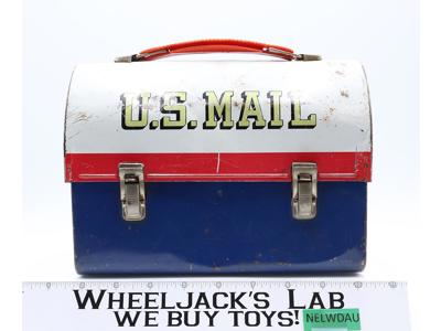 U.S. Mail Mr. Zip Dome Top Metal Lunchbox ONLY 1969 Aladdin Vintage USPS