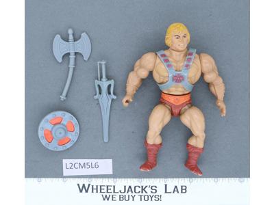 He-Man 100% Complete Masters of the Universe MOTU 1982 Mattel Vintage Figure