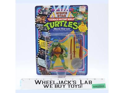 Movie Star Leo Teenage Mutant Ninja Turtles TMNT 1991 Playmates NEW MOSC Sealed