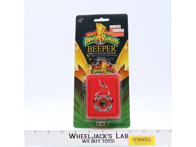 Red Ranger Beeper Mighty Morphin Power Rangers 1993 Hope Ind. NEW SEALED