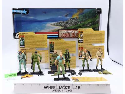 Assault on Cobra Island 100% Complete GI Joe 25th Anniv. 2009 Hasbro Figure Set