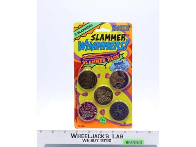 5-Pack Slammer Whammers Collector Cap Game 1994 Imperial NEW MOSC