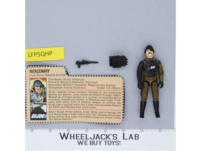 Major Bludd V1 100% Complete G.I. Joe 1983 Hasbro Vintage Action Figure