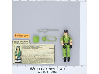 Lady Jaye V1 100% Complete G.I. Joe 1985 Hasbro Vintage Action Figure