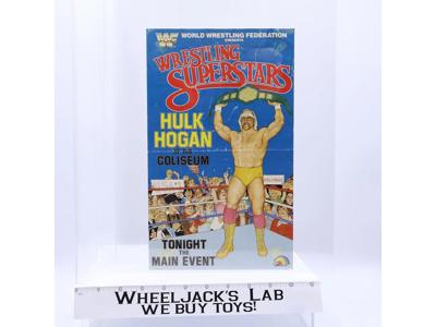 Hulk Hogan At The Coliseum 12 x 7.5 Original Poster WWF LJN Wrestling Vintage