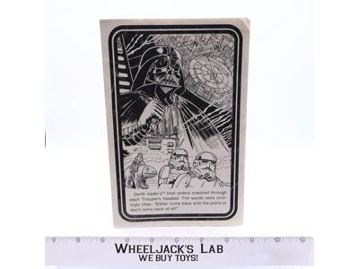 Darth Vader Imperial Troop Transport Comic Book ORIGINAL Star Wars 1979 Kenner