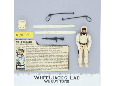 Snow Job V1 100% Complete G.I. Joe 1983 Hasbro Vintage Action Figure