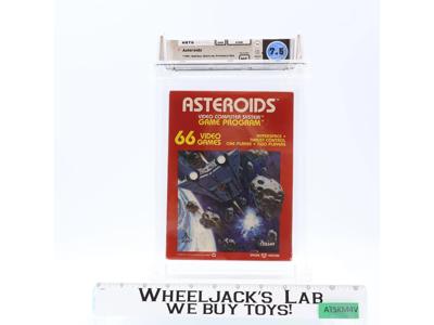 Asteroids WATA GRADED 7.5 Atari 2600 1981 NS Seal Rating SEALED