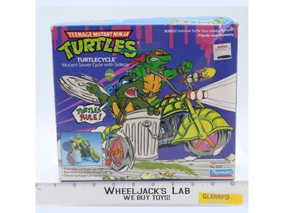 Turtle Cycle 100% Complete W/Box Teenage Mutant Ninja Turtle 1989 Playmates Toys