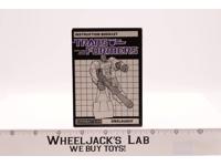 Onslaught Action Figure Vintage Instruction Manual Booklet 1985 G1 Transformers
