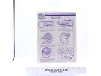 Cobra Buzz Boar 1987 ORIGINAL Instructions Blueprints G.I. Joe Hasbro Vehicle