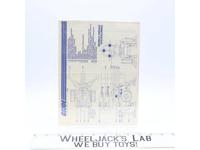 Mobile Missile System (MMS) 1982 ORIGINAL Instructions/ Blueprints G.I. Joe