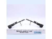 Hydrofoil Moray Side Cannon Gun PAIR 1985 GI Joe Hasbro Vintage Figure Vehicle