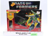 Hardhead 100% Complete W/Box & Insert 1987 G1 Transformers Hasbro Vintage MIB