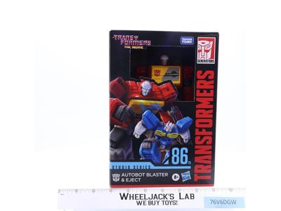 Blaster & Eject 86-25 Transformers Studio Series The Movie 2024 Hasbro NEW MISB
