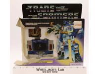 Soundwave & Buzzsaw W/ BOX & INSERT 1984 Vintage G1 Transformers Action Figure