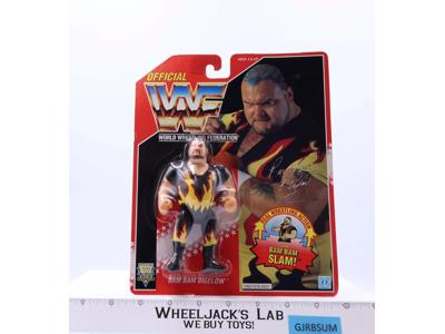 Bam Bam Bigelow WWF Wrestling 1993 Hasbro Vintage Action Figure NEW MOSC SEALED