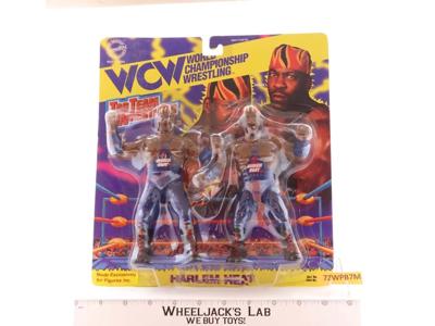Harlem Heat Tag Team Wrestlers NEW MOSC 1994 WCW Original Toymakers SF Figure