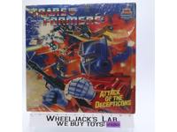 Transformers Attack of the Decepticons Book & Vinyl Record Kid Stuff 1985
