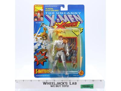 Shatterstar Dual Sword Action X-Men The Uncanny TRADING CARD Toy Biz MOSC New