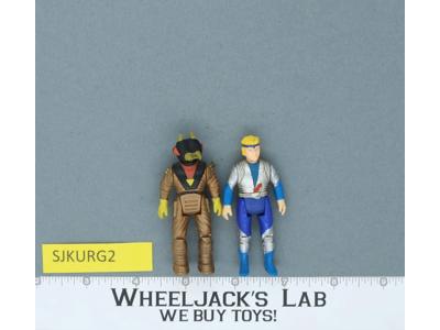 Demon & Nova Dino Riders English Siso 1989 Tyco Vintage Action Figures