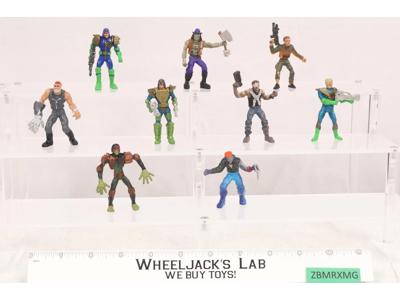 Lot of 9 Mega Heroes 1995 Mattel Vintage Action Figures