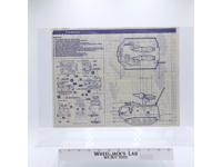 Warthog A.I.F.V. 1988 ORIGINAL Instructions / Blueprints G.I. Joe Hasbro Vehicle