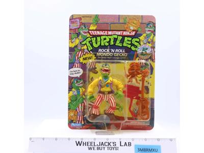 Rock n Roll Mondo Gecko Teenage Mutant Ninja Turtle TMNT 1992 Playmates NEW MOSC