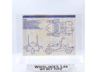 Cobra Stun 1986 ORIGINAL Instructions / Blueprints G.I. Joe Hasbro Action Figure