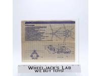 Tomahawk 1986 ORIGINAL Instructions / Blueprints G.I. Joe Hasbro Action Figure