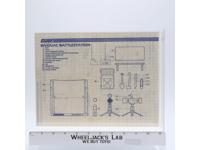 Bivouac Battlestation 1984 ORIGINAL Instructions Blueprints G.I. Joe Hasbro
