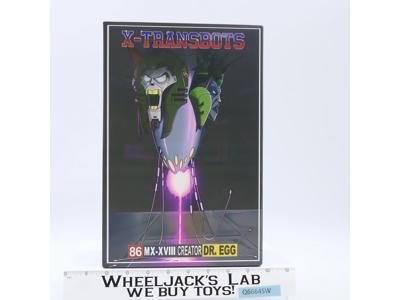Dr. Egg 86 MX-XVIII Creator Third Party X-Transbots Action Figure NEW SEALED