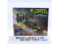 Raph's Sewer Speedboat Complete W/ Box TMNT 1991 Playmates Vintage NR MINT