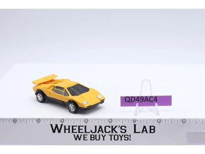 Pocket Puzzler Yellow Lamborghini 100% complete 1984 Gobots Bandai
