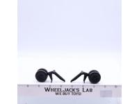 Skystriker XP-14F Rear Landing Gear Wheel PAIR 1983 GI Joe Hasbro Figure Vehicle