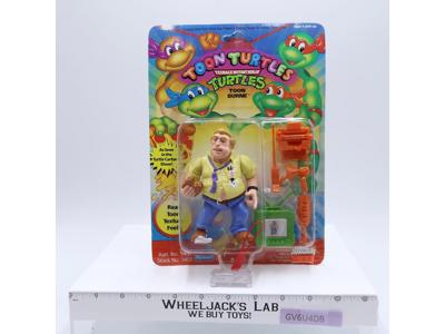 Toon Burne Teenage Mutant Ninja Turtles TMNT 1992 Playmates NEW MOSC Unpunched