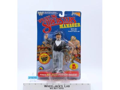 Mr. Fuji WWF Wrestling Superstars LJN 1985 Titan Sports NEW MOSC SEALED