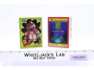 Complete Set + 11 Stickers Trading Cards TMNT II Secret of the Ooze 1991 Topps