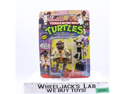 Don Undercover Turtle Teenage Mutant Ninja TMNT 1990 Playmates NEW Unpunched