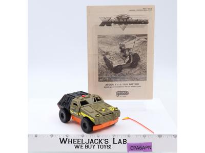 Attack 4x4 Gun Battery Xpanders 1989 Galoob Vintage Action Figure Vehicle